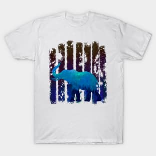 Elephant in the blue forest T-Shirt